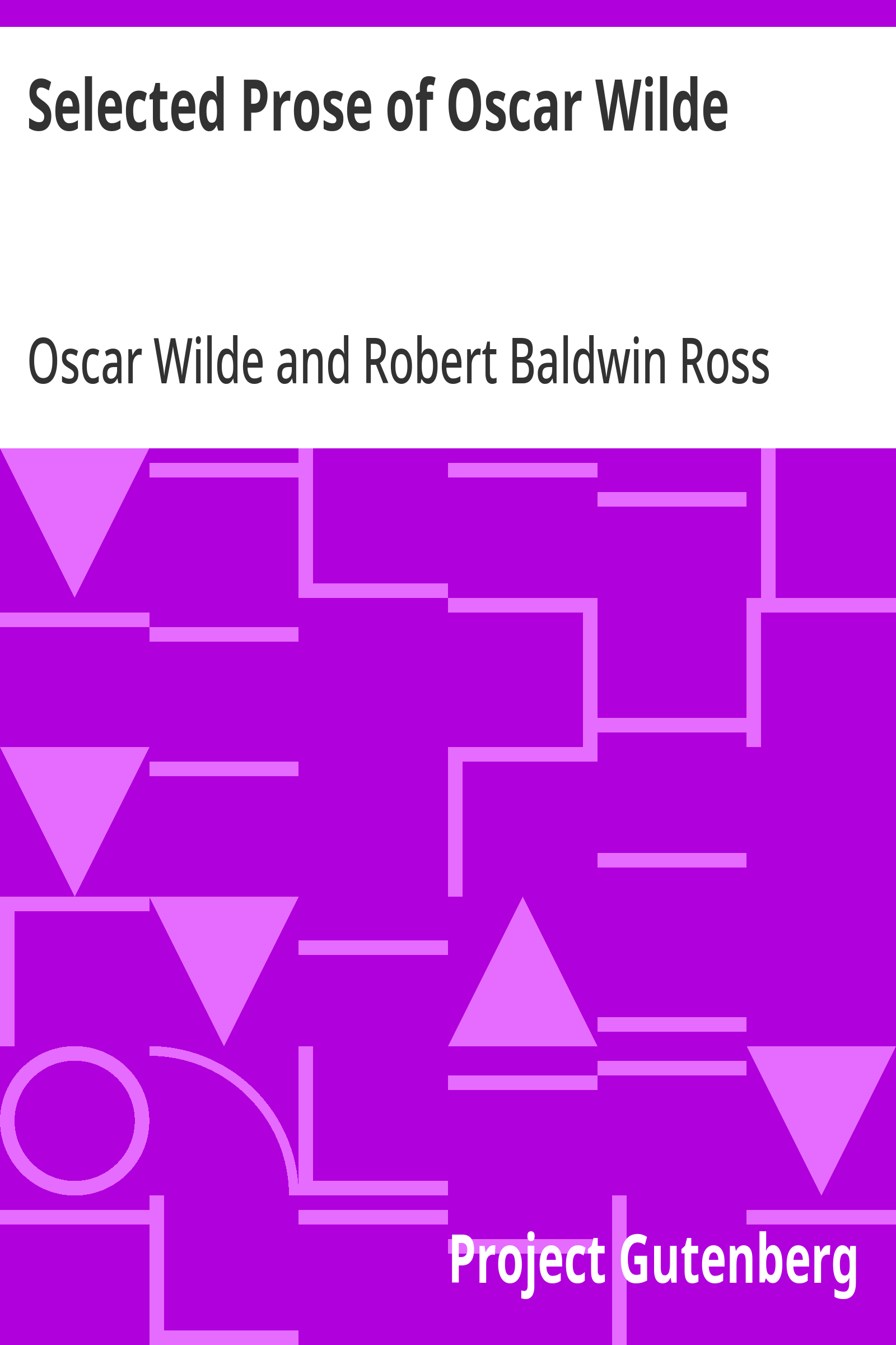 Selected Prose of Oscar Wilde