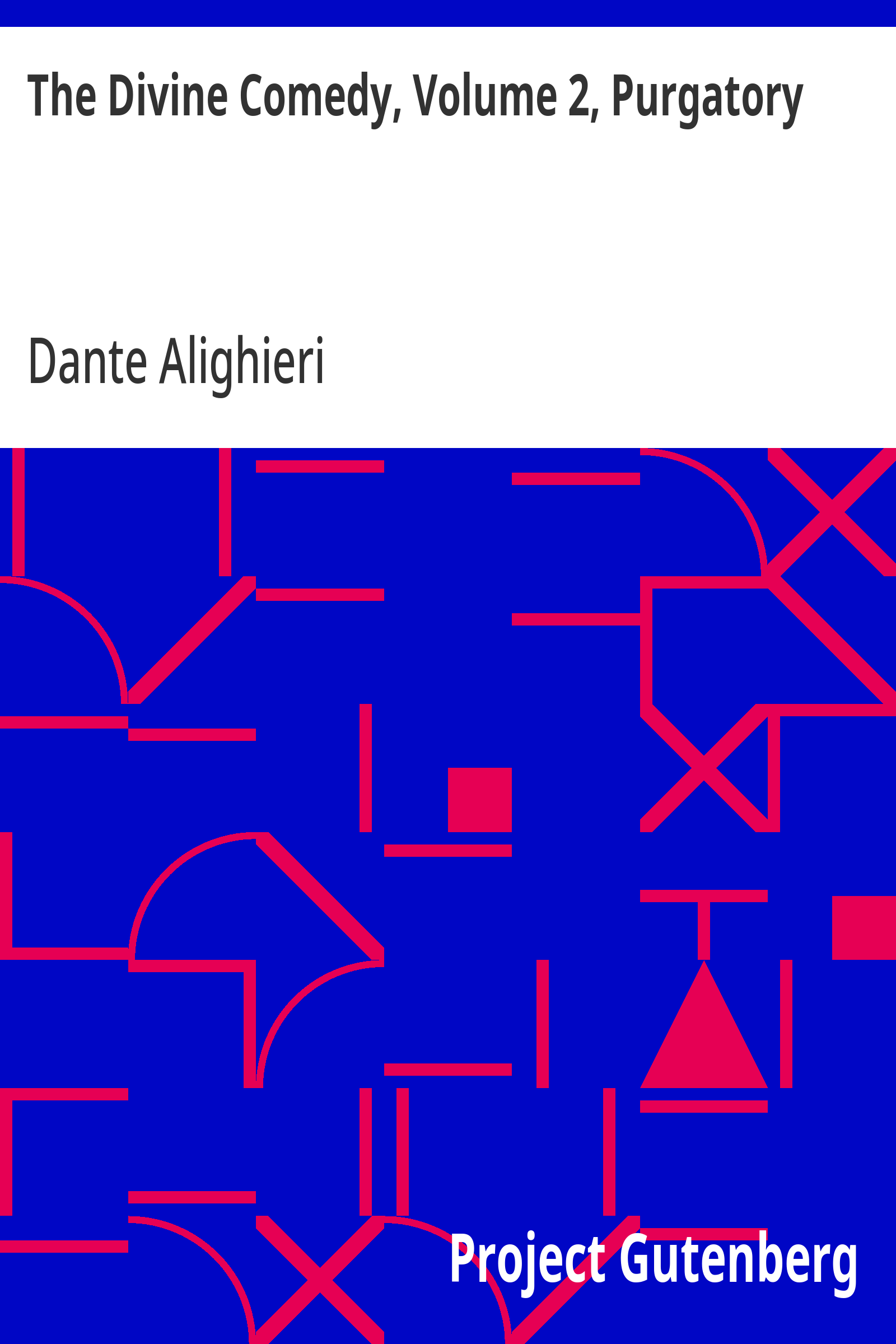 The Divine Comedy, Volume 2, Purgatory