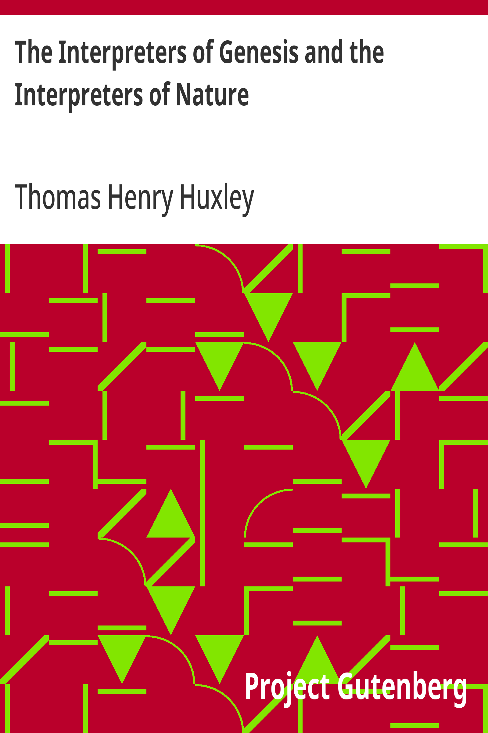 The Interpreters of Genesis and the Interpreters of Nature / Essay #4 from "Science and Hebrew Tradition"