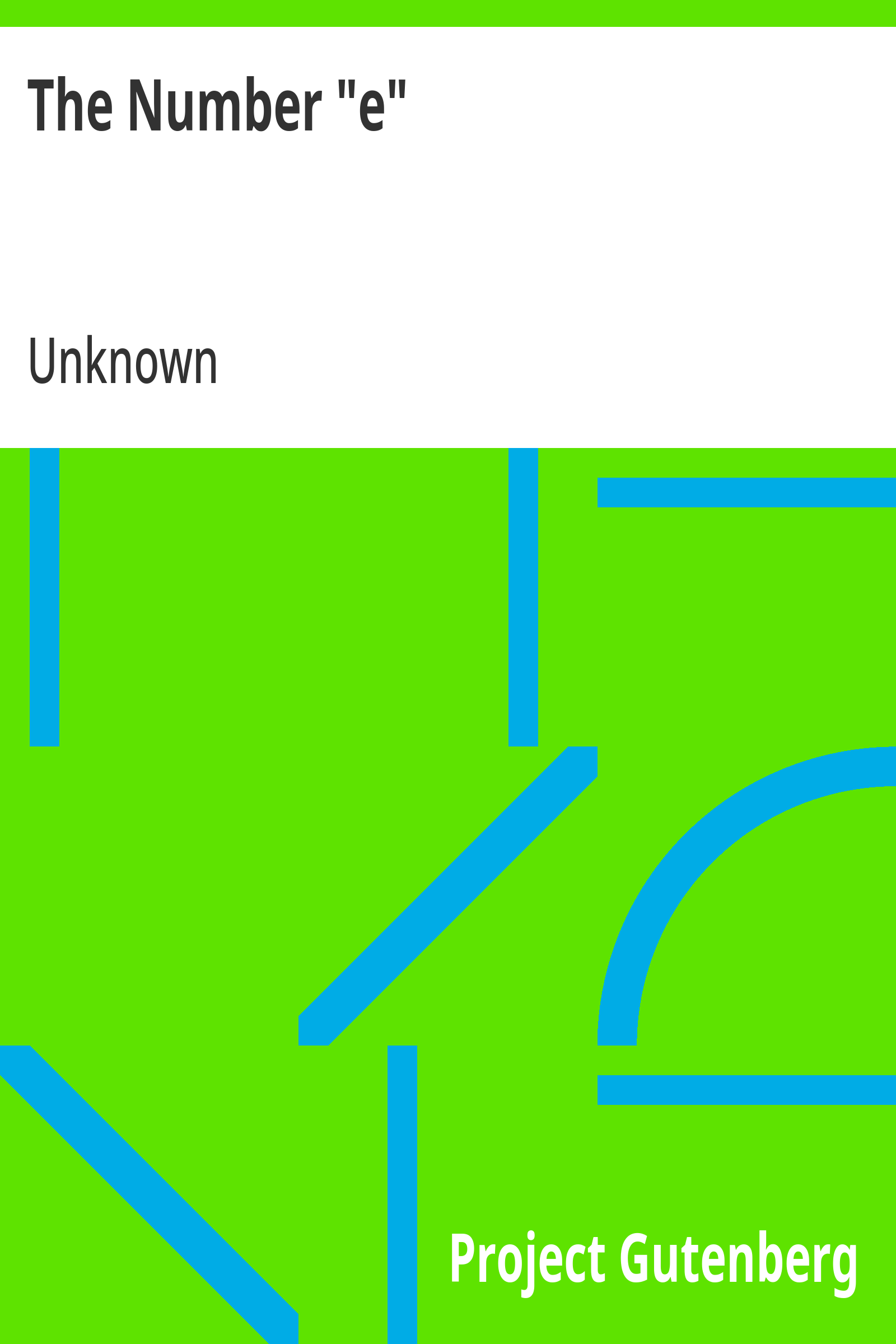 The Number "e"